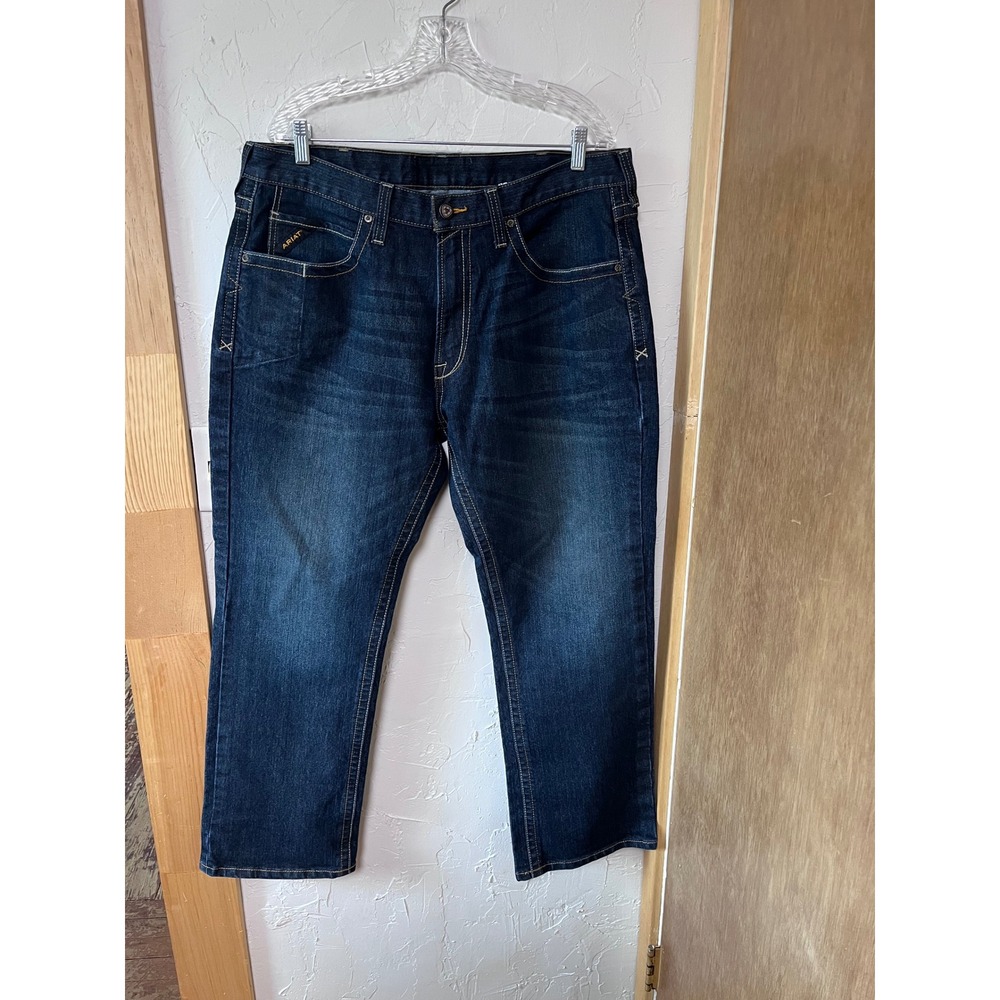 Ariat Men's Cobalt Rebar M5 Slim Fit Dark Wash‎ Jeans 38x30
